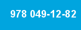 978 049-12-82 978 049-12-82